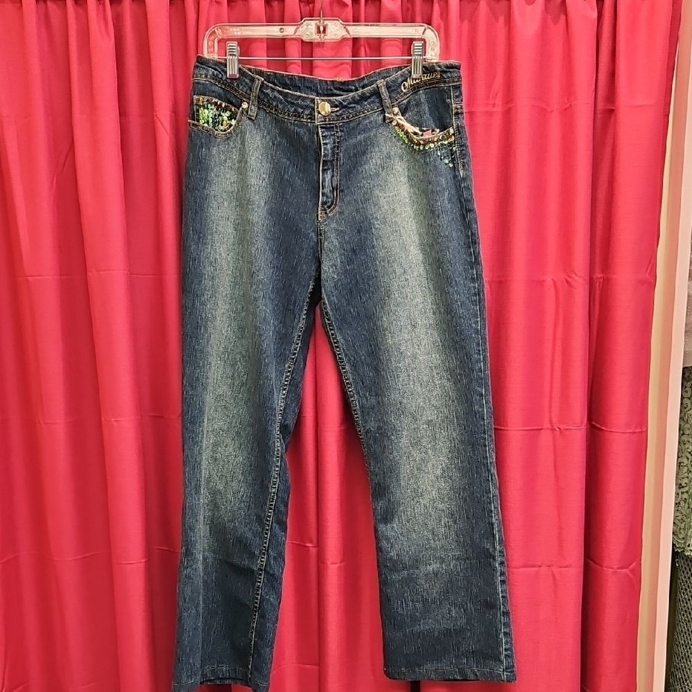 y2k Makaveli Bedazzled Jeans